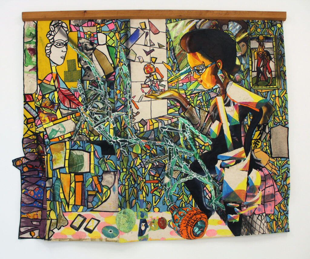 Paula Wilson, Stained Glass Vision, 2016