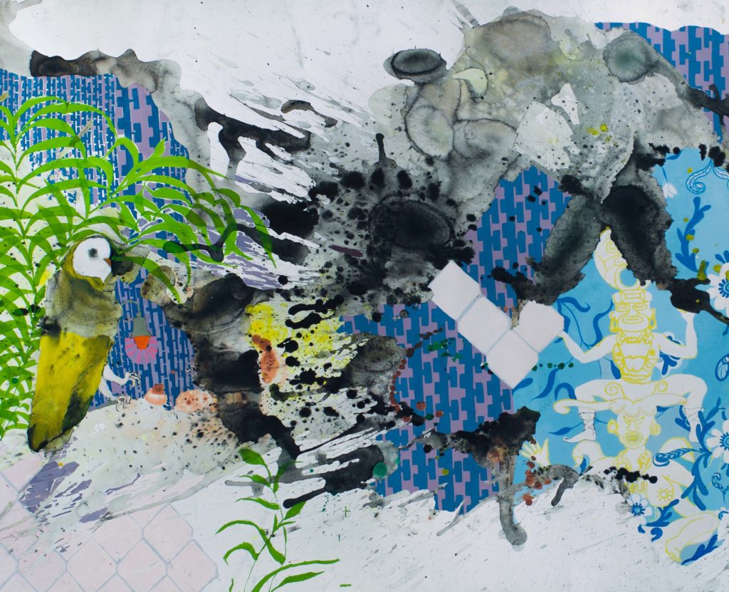 Elisabeth Condon, Wallpaper Dragon (detail), 2017